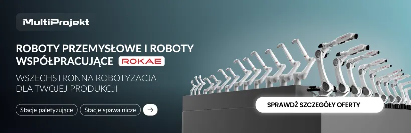 Roboty przemysłowe i roboty współpracujące ROKAE. Wszechstronna robotyzacja dla Twojej produkcji, stacje paletyzujące i spawalnicze.