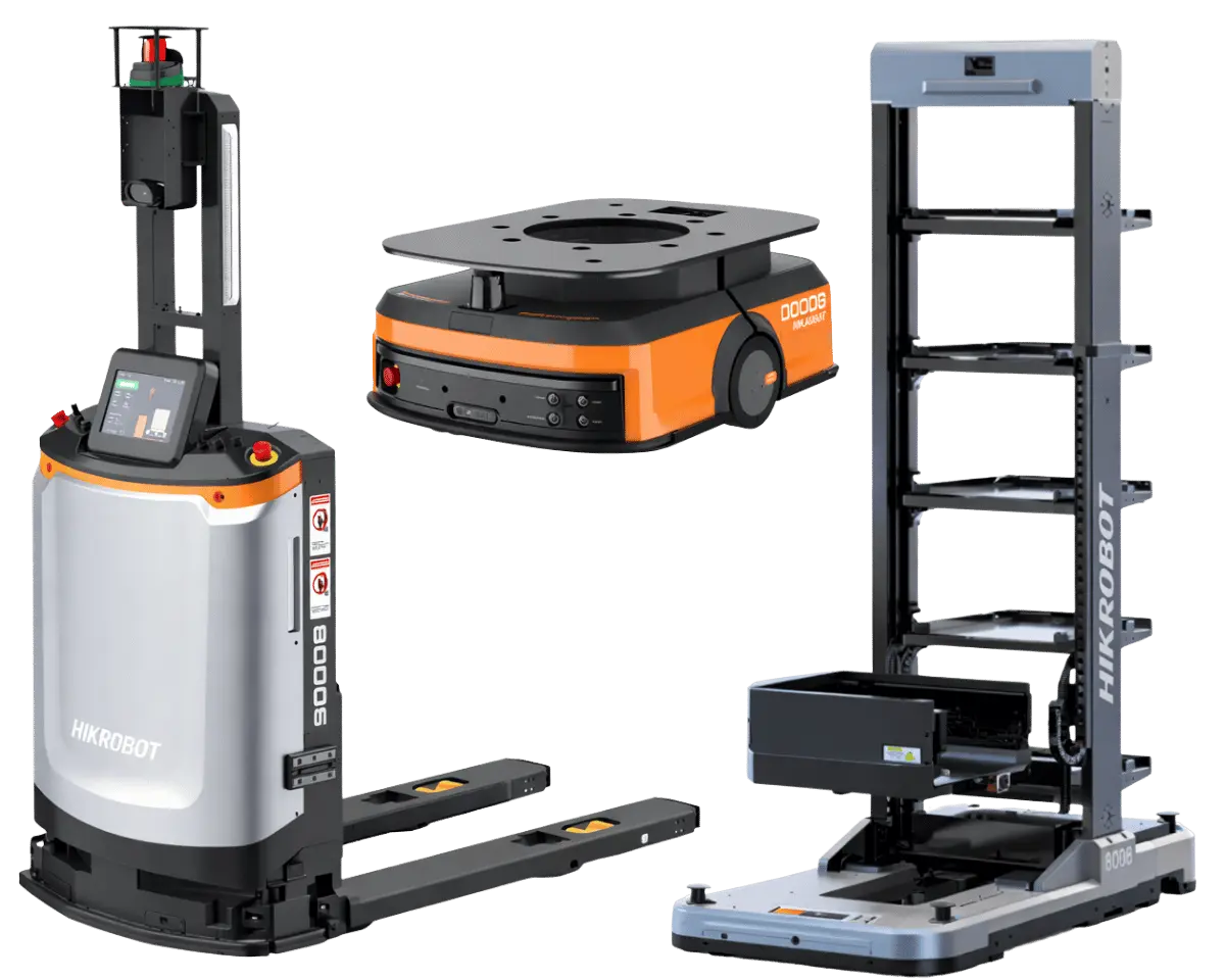Roboty mobilne Hikrobot do transportu wewnątrzzakładowego